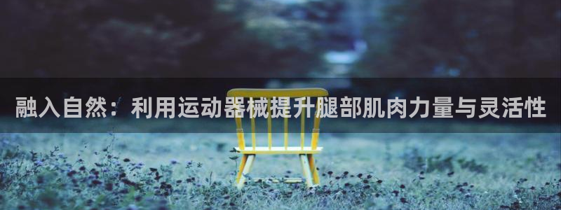 征途国际平台是正规平台吗安全吗：融入自然：利用运动器械提升腿